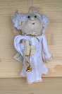 Текстильная кукла ручной работы Ангел с колокольчиком