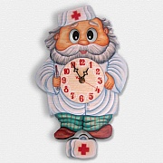 Часы настенные с маятником "Доктор Айболит"