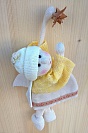 Текстильная кукла ручной работы Ангел-мальчик "Под счастливой звездой"