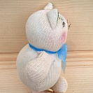 Текстильная кукла ручной работы Кисюсик